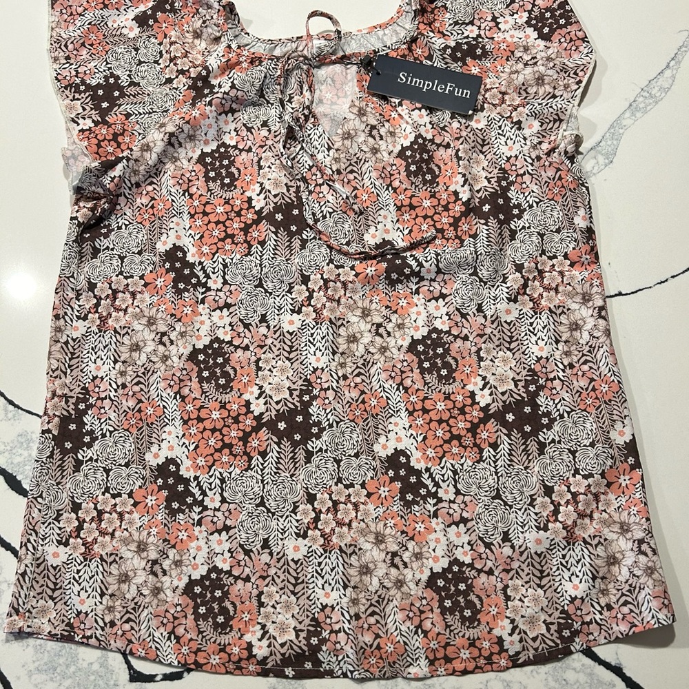 Simply Fun.   Cute little summer blouse just for fun!
